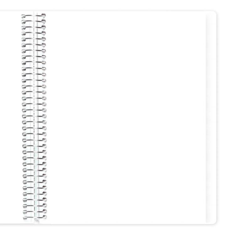 Customizable 7x9 Blank Notebook Plum Paper